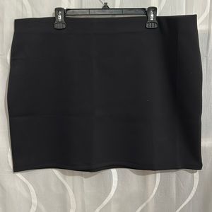 H&M, Stretch Black Mini Skirt, Size XXL